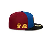 Kappe New Era - "Mes Que Un" 59FIFTY - Barcelona FC - Cardinal/Blue