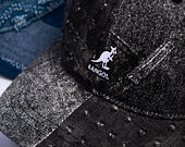 Kappe Kangol - TRENDS PACK - Denim Mashup Baseball - Black Trompe L'Oeil