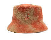 Hut Kangol - Tie Dye Knit Bucket - Coral Flame/Natural