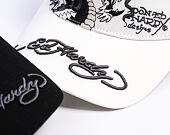 Kappe Ed Hardy - Mono Giant Dragon Twill Front Mesh Trucker - Black/Black