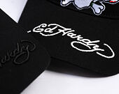 Kappe Ed Hardy - Love-Slowly Twill Front Mesh Trucker - Black