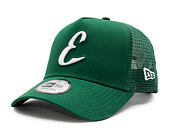 Kappe New Era - Core Logo 9FORTY A-Frame Trucker - Prague Eagles - Green