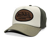 Kappe Von Dutch - Trucker - Cali Patch Olive/Brown