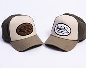 Kappe Von Dutch - Trucker - Cali Patch Olive/White
