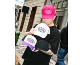 Kappe Von Dutch - Trucker - Classic Logo White/Distressed Purple Denim