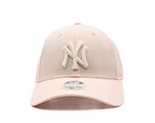 Damen Kappe New Era - MLB Linen 9FORTY - NY Yankees - Blush Pink