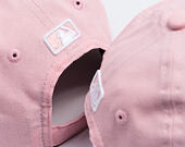 Kinder Kappe New Era - MLB Linen 9FORTY M-CROWN - LA Dodgers - Pink Rouge / White