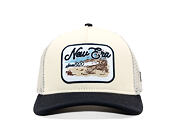 Kappe New Era - Branded Wild West Patch 9FORTY M-CROWN A-Frame Trucker - Cream / Navy