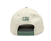 Kappe New Era - MLB Side Script 9FORTY M-CROWN - LA Dodgers - Cream / Pastel Green