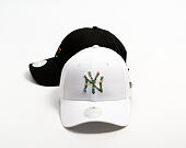 Damen Kappe New Era - MLB Floral Infill 9FORTY - NY Yankees - White
