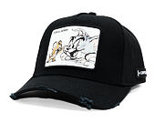 Kappe casquette PREMIUM CAPSLAB TOM & JERRY,  effet bambo finitions premium
