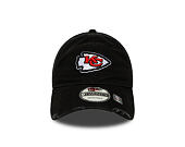 Kappe New Era - NFL Wash & Distressed 9TWENTY - Kansas City Chiefs - Black