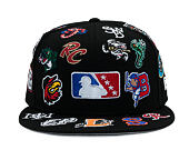 Kappe New Era - MiLB All Over Logo 59FIFTY - Black