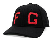 Kappe New Era - Fear Of God - 9FORTY Unstructured Felt Logo - Kansas City Monarchs - Black / Red