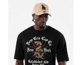T-Shirt New Era - Branded Oversized Graphic Tee - Black