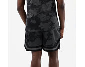 Shorts New Era - Branded Print Mesh Shorts - Black