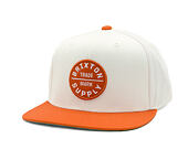 Kappe Brixton - Oath Iii Snapback - Off White/Burnt Orange
