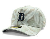 Kappe New Era - MLB Three Looms "Leafy Palm" 59FORTY A-Frame - Detroit Tigers - Stone