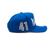 Kappe Mitchell & Ness - Player Script Hwc - NBA - Dallas Mavericks - Dirk Nowitzki - Blue