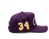 Kappe Mitchell & Ness - Player Script Hwc - NBA - Los Angeles Lakers - Shaquille O'Neal - Purple_Whi