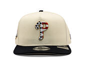 Kappe New Era - MLB "American Flag" 9FIFTY - Philadelphia Phillies - Chrome White