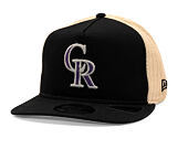 Kappe New Era - MLB "Summer Twine Grained" 9FIFTY - Colorado Rockies - Team Color / Open Market Tan