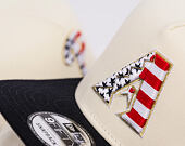 Kappe New Era - MLB "American Flag" 9FIFTY - Arizona Diamondbacks - Chrome White