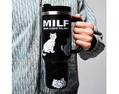 Flasche Rip N Dip - Man I Love Felines Big Ol Cup Tumbler Black