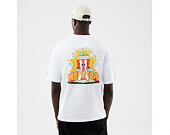 T-Shirt New Era - Branded Food Character Oversized Tee - White