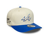 Kappe New Era - F1 Contrast Visor 9SEVENTY Stretch-Snap - Alpine Racing - Ivory