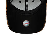 Damen Kappe New Era - MLB Leopard Cord 9FORTY - NY Yankees - Stone / Black