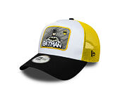 Kinder Kappe New Era - DC Patch 9FORTY A-Frame Trucker - Batman - White / Black