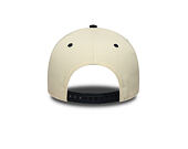 Kappe New Era - MLB Wordmark Suede 9FORTY A-Frame - NY Yankees - Cream / Navy
