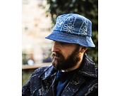 Hut Kangol - Denim Mashup Bucket - Black Trompe L'Oeil