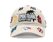 Kappe New Era - MLB Grapefruit League Scatter 9TWENTY - Grapefruit League Logo - Stone