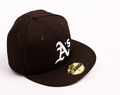 Kappe New Era - MLB Seasonal 59FIFTY - Oakland Athletics - Burnt Wood - Brown