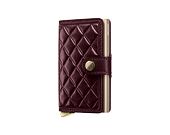 Geldbörse Secrid - Miniwallet Emboss Diamond Premium - Bordeaux