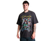 T-Shirt Ed Hardy - Battle Of The Dragons Relaxed Tshirt - Charcoal