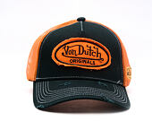 Kappe Von Dutch - Baseball - Vintage Distressed - Orange / Navy