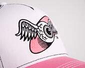 Damen Kappe Von Dutch - Baseball - Embroidery - White / Pink