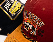 Kappe Von Dutch - Semi Curve - Embroidery Premium - Red / Green