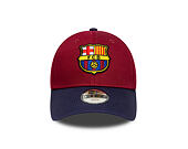 Kinder Kappe New Era - Contrast Stitch 9FORTY - Barcelona FC - Cardinal / Navy