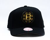 Kappe Mitchell & Ness - NHL Black And Gold Pro Snapback - Boston Bruins - Black