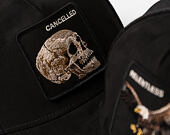Kappe Goorin - Suede Cancelled Skull Trucker - Black