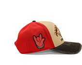 Kappe Capslab - Hot Stuff Trucker - Come Visit Me In Hell Distressed - Sand / Red