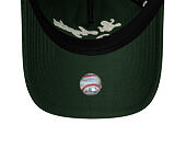 Kappe New Era - MLB Cord Script 9TWENTY A-Frame - LA Dodgers - Cilantro Green