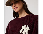 Pullover New Era - MLB Waffle Knit Crew - NY Yankees - Maroon