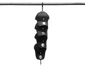 Halter für Kappen CapRack 18 System Schwarz