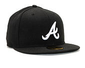 Kappe New Era - 59FIFTY Basic - Atlanta Braves - Black / White