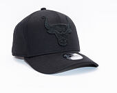 Kappe New Era 9FIFTY Stretch-Snap Tonal Black Chicago Bulls - Black